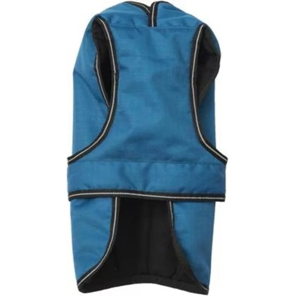 PetRageous Juneau Dog Jacket Small Teal Waterproof Insulated Coat‎
